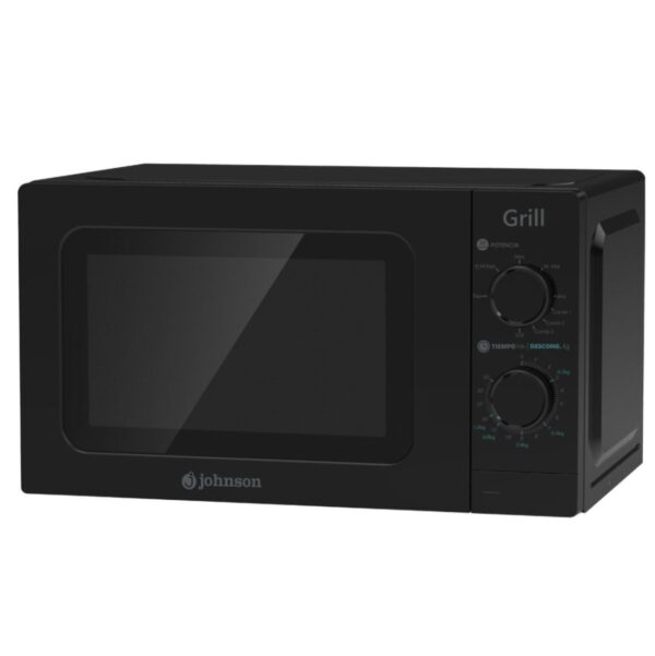 MICROONDAS COM GRILL 20 LITROS PRETO JOHNSON