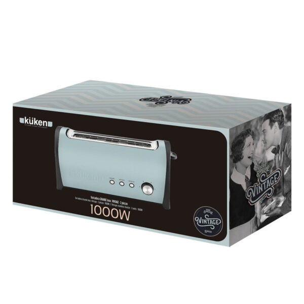 TORRADEIRA GRANDE (1000W- 2 PEÇAS - VERDE PASTEL) KÜKEN - Image 4