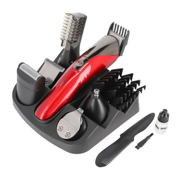 MÁQUINA DE CORTAR CABELO / BARBA RECARREGÁVEL PROFISSIONAL (11 EM 1 - VERMELHO) KÜKEN - Image 3