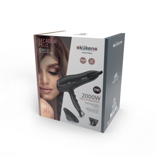 SECAR DE CABELO IÓNICO PROFISSIONAL  (2000W - PRETO) - Image 4
