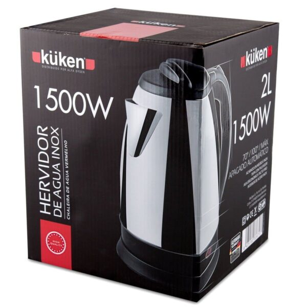 CHALEIRA (2 LITROS - 1500W - INOX) KÜKEN - Image 3